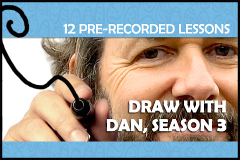 Draw with Dan Season 3 Recordings (Episodes 1 - 12)
